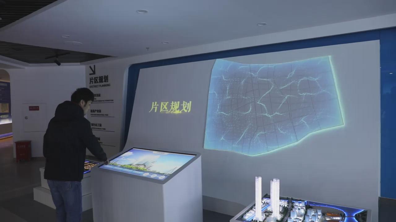 杭州灣上虞規(guī)劃館片區(qū)規(guī)劃沙盤(pán)